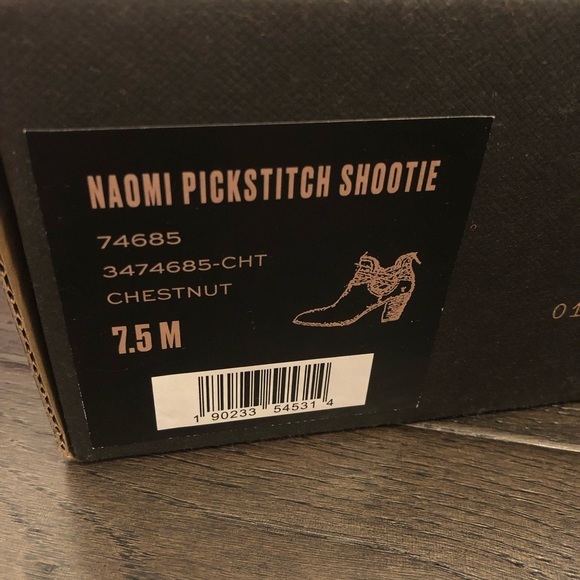 Frye Naomi Suede Pickstitch Shootie 7.5 - Picture 4 of 8